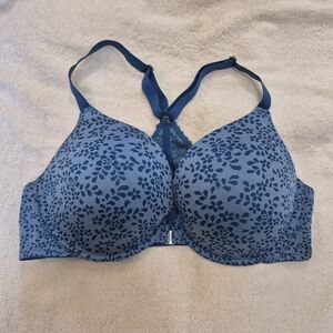 Adore Me Blue Animal Print T-Shirt Bra